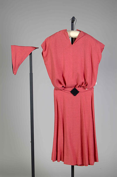 Ensemble, Hawes Incorporated (American, 1928–40; 1947–48), Wool, silk, leather, American