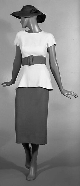 Ensemble, Traina-Norell (American, founded 1941), Linen, American