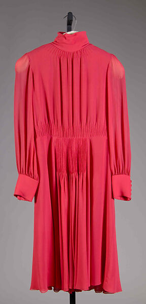 Cocktail dress, Valentino (Italian, born 1932), Silk, Italian 
