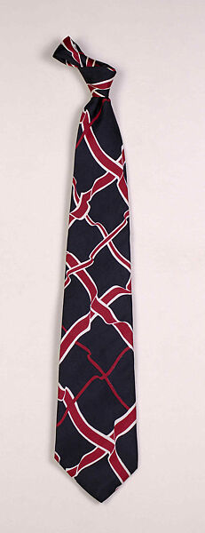 Necktie, Pauline Trigère (American, born France, Paris 1908–2002 New York), Silk, American 