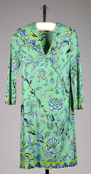 Dress, Emilio Pucci (Italian, Florence 1914–1992), Silk, Italian 
