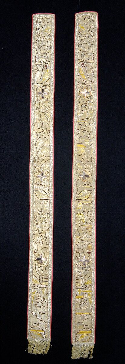 Set of vestments, Silk, metallic, cotton, Russian