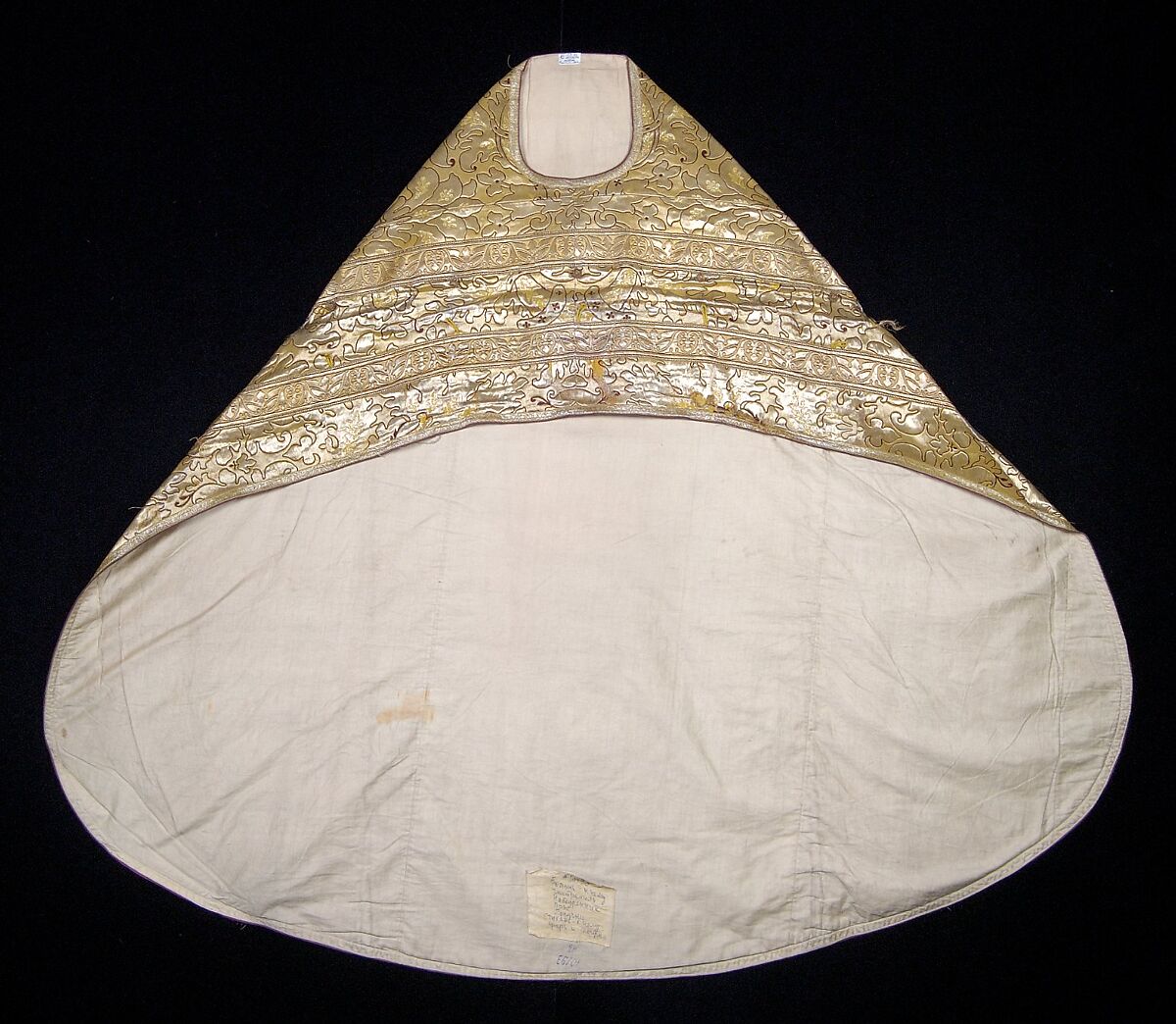 Set of vestments, Silk, metallic, cotton, Russian