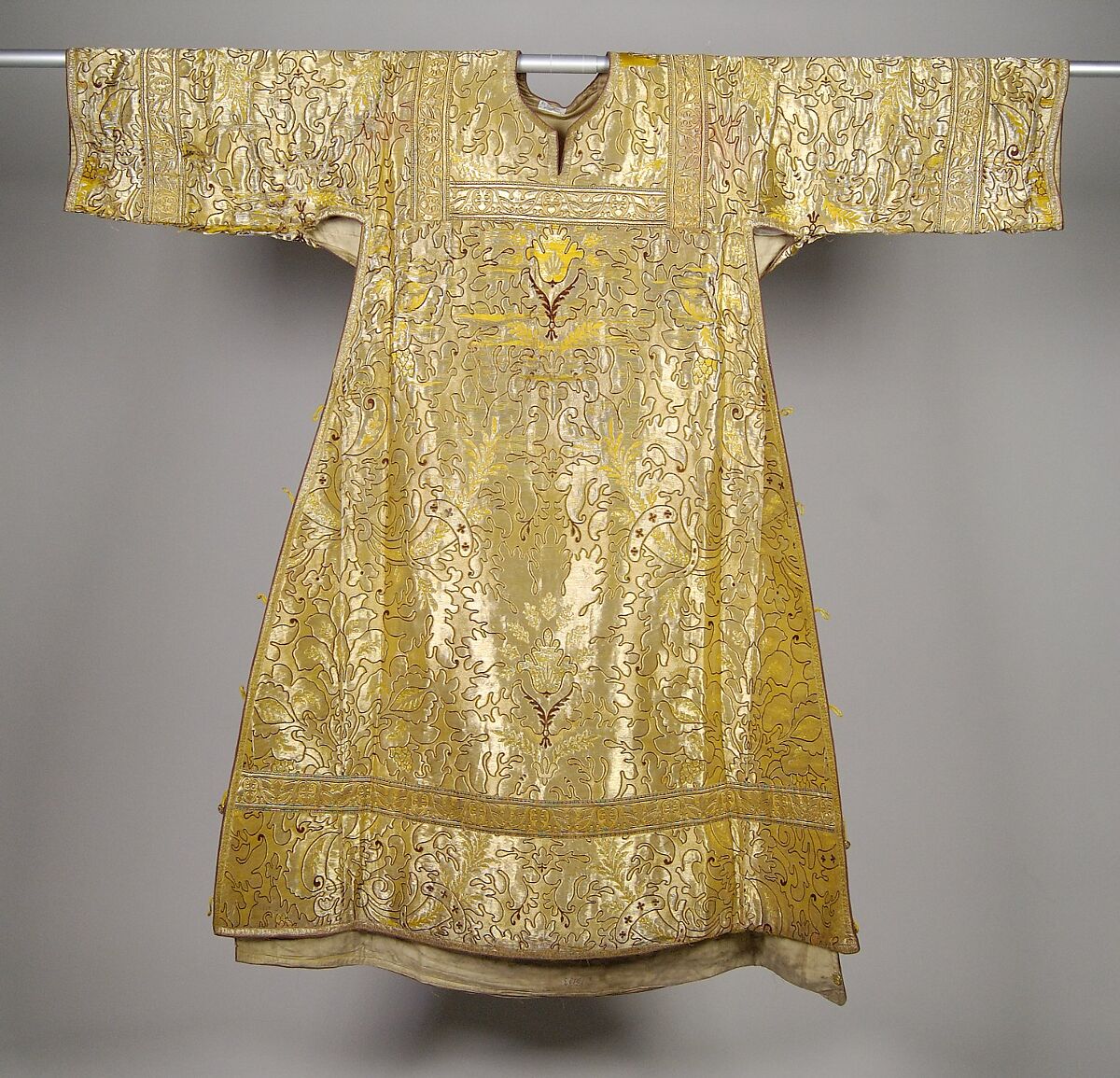Set of vestments, Silk, metallic, cotton, Russian