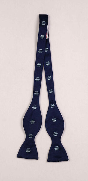 Bow Tie, A. Sulka &amp; Company (French, 1893–2002), Silk, French 