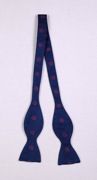 Bow Tie, A. Sulka &amp; Company (French, 1893–2002), Silk, French 