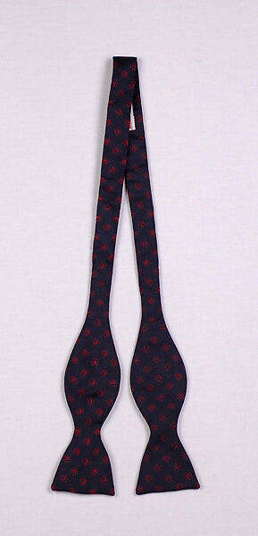 Bow Tie, A. Sulka &amp; Company (French, 1893–2002), Silk, French 