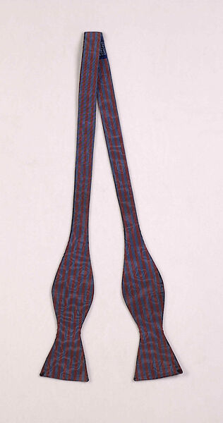 Bow Tie, A. Sulka &amp; Company (French, 1893–2002), Silk, French 