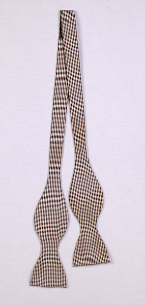 Bow Tie, A. Sulka &amp; Company (French, 1893–2002), Silk, French 