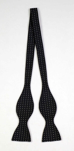 Bow Tie, A. Sulka &amp; Company (French, 1893–2002), Silk, French 