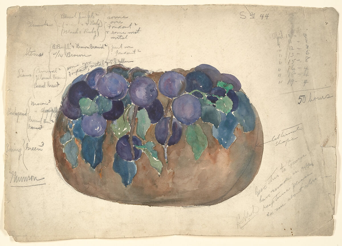 Louis Comfort Tiffany: Hibiscus and Parrots, c. 1910–20 (Foiled