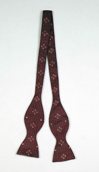 Bow Tie, A. Sulka &amp; Company (French, 1893–2002), Silk, French 