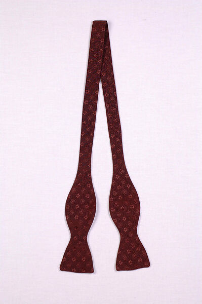 Bow Tie, A. Sulka &amp; Company (French, 1893–2002), Silk, American 