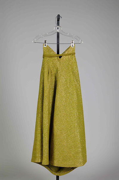 Evening skirt, Bonnie Cashin (American, Oakland, California 1908–2000 New York), Cotton, wool, synthetic fiber, metal, suede, American 