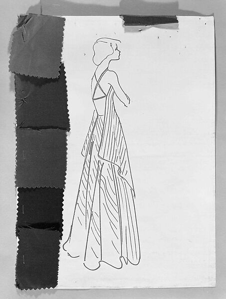 Evening dress, Madame Grès (Germaine Émilie Krebs) (French, Paris 1903–1993 Var region), Silk, French