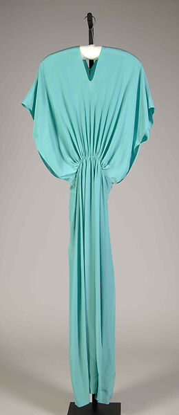 Evening dress, Madame Grès (Germaine Émilie Krebs) (French, Paris 1903–1993 Var region), Silk, French