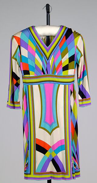 Dress, Emilio Pucci (Italian, Florence 1914–1992), Silk, Italian 