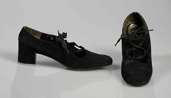 Shoes, House of Dior (French, founded 1946), Leather, French 