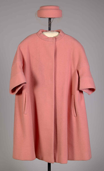 Ensemble, (a) House of Balenciaga (French, founded 1937), Wool, French 