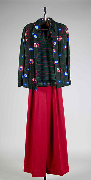 Ensemble, Missoni (Italian, founded 1953), Wool, Italian 