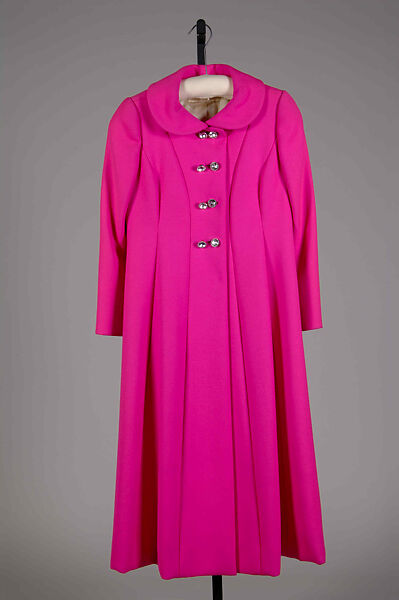 Evening coat, Norman Norell (American, Noblesville, Indiana 1900–1972 New York), Wool, rhinestones, American 
