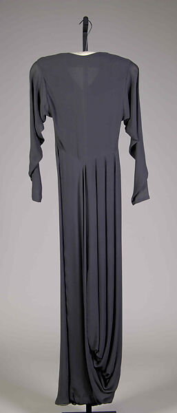 Dinner dress, Madame Grès (Germaine Émilie Krebs) (French, Paris 1903–1993 Var region), Silk , French 
