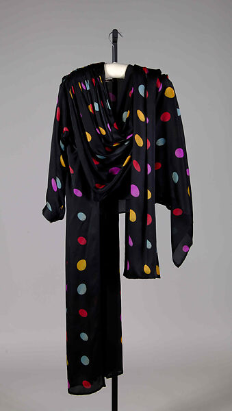 Ensemble, Issey Miyake (Japanese, 1938–2022), Silk, Japanese 