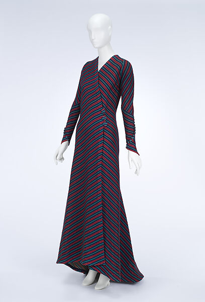 Evening robe, Hawes Incorporated (American, 1928–40; 1947–48), Wool, American
