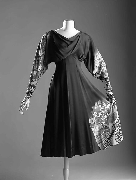 Dress, Elizabeth Hawes (American, Ridgewood, New Jersey 1903–1971 New York), Silk, American