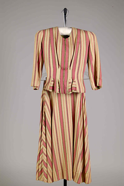 Suit, Elizabeth Hawes (American, Ridgewood, New Jersey 1903–1971 New York), Cotton, American 