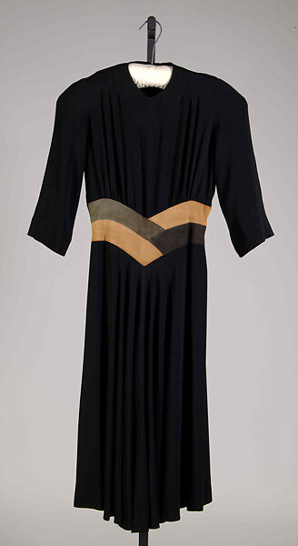 "Matin Song", Hawes Incorporated (American, 1928–40; 1947–48), Silk, leather, American 