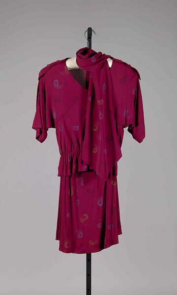 Dress, Jean Muir (British, 1966–2007), Synthetic, British 