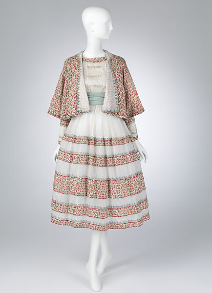 Dress, House of Lanvin (French, founded 1889), Cotton, French