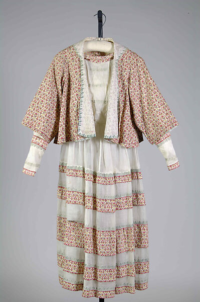 Dress, House of Lanvin (French, founded 1889), Cotton, French