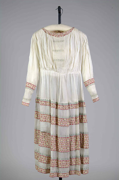 Dress, House of Lanvin (French, founded 1889), Cotton, French