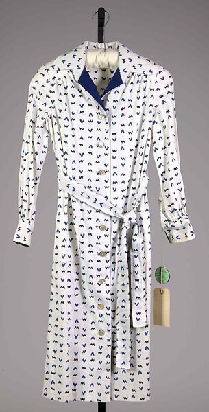 Shirtdress, Vera Maxwell (American, 1901–1995), Cotton, American 