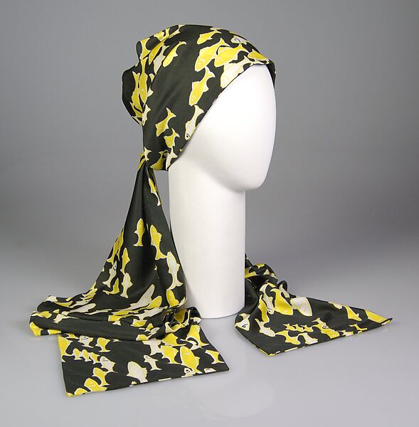 Headscarf, Vera Maxwell (American, 1901–1995), Synthetic, American 