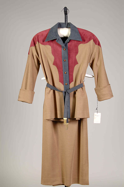 Dress, Vera Maxwell (American, 1901–1995), Synthetic, American 