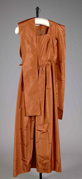 Evening dress, Madame Grès (Germaine Émilie Krebs) (French, Paris 1903–1993 Var region), Silk, French 