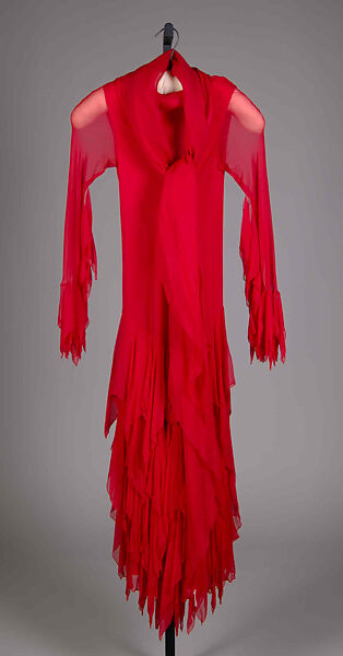 Evening dress, George Peter Stavropoulos (American, born Greece, 1920–1990), Silk, American 