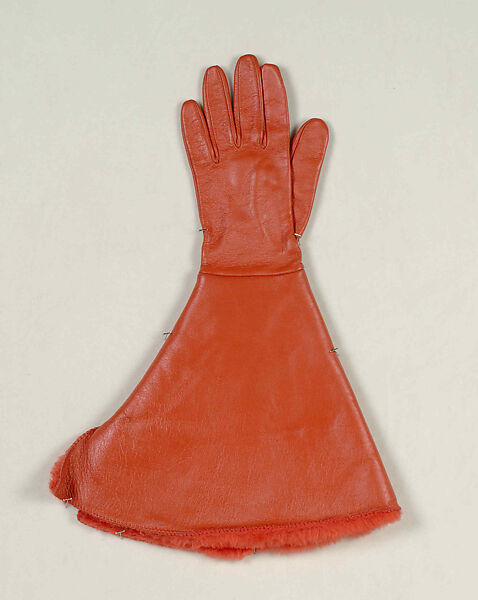 Gauntlets, Bonnie Cashin (American, Oakland, California 1908–2000 New York), Leather, synthetic, American 