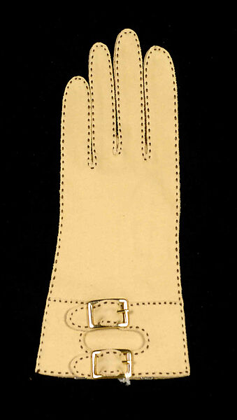 Gloves, Bonnie Cashin (American, Oakland, California 1908–2000 New York), Cotton, metallic, American 