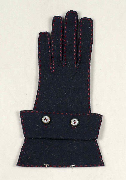 Gloves, Bonnie Cashin (American, Oakland, California 1908–2000 New York), Cotton, American 