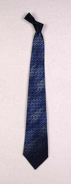 Necktie, A. Sulka &amp; Company (French, 1893–2002), Silk, French 