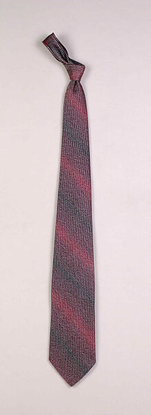 Necktie, A. Sulka &amp; Company (French, 1893–2002), Silk, French 