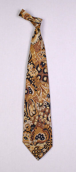 Necktie, House of Dior (French, founded 1946), Silk, French 