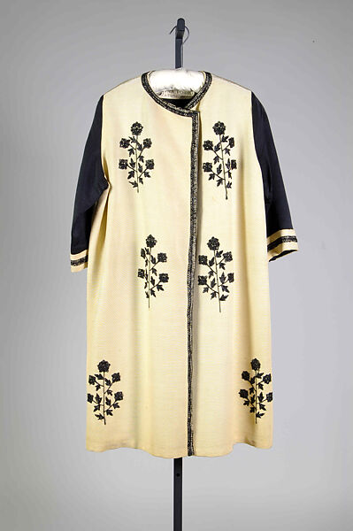 Evening coat, Paul Poiret (French, Paris 1879–1944 Paris), Silk, synthetic, French 