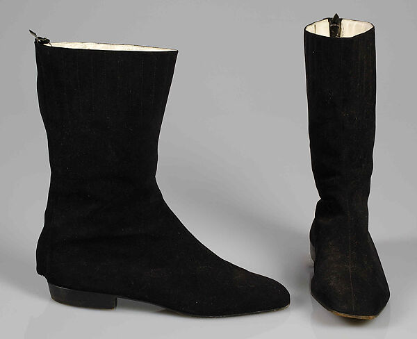 Boots, André Courrèges (French, Pau 1923–2016 Neuilly-sur-Seine), Leather, French 