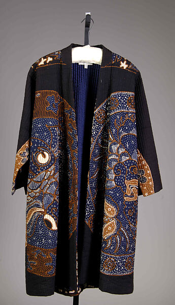 Evening coat, Mary McFadden (American, born New York, 1938), Silk, American 