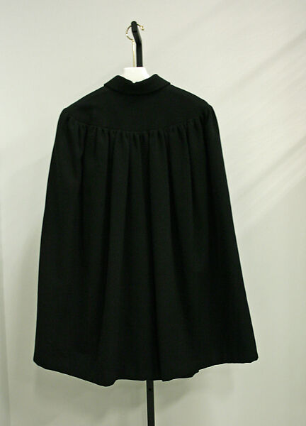 Evening cape, House of Balenciaga (French, founded 1937), Wool, Spanish